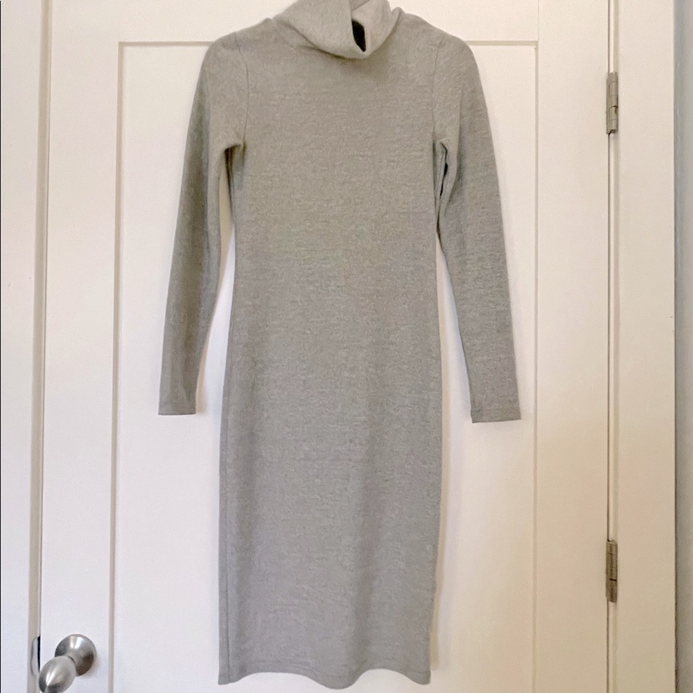 VERO MODA Turtleneck Midi Sweater Dress